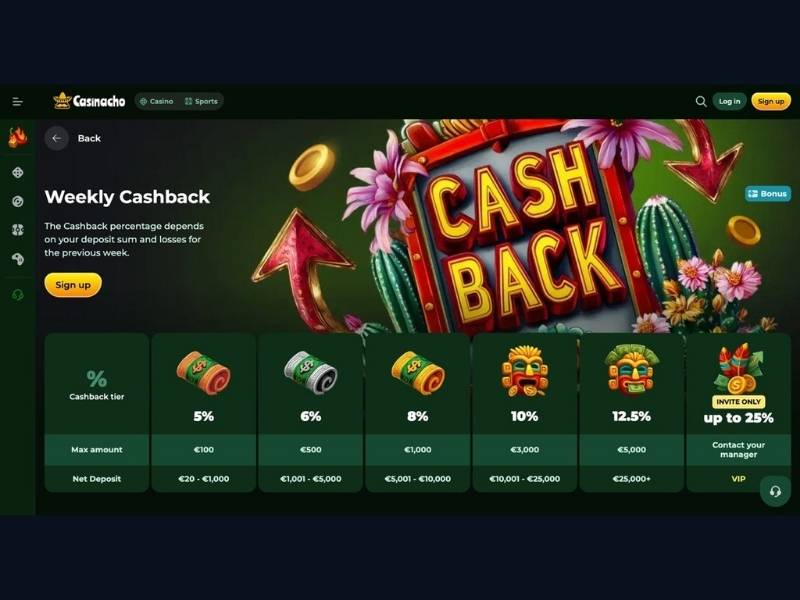 Strategia di prelievo e gestione saldo su Casinacho Casino Nacho Casino per l'Italia